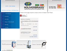 Tablet Screenshot of holiverbrass.com.br